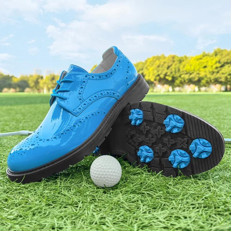 Product Introduction of Professional Business Leather Golf Shoes Block Shoes Glossy Men Spikeless Golf Sneakers Comfortable Walking Footwear for Golfers 15