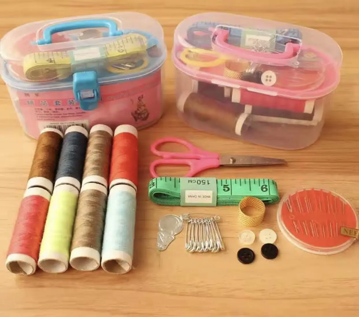 VeryGood- Sewing Kit Box Set Small Household Sewing Tools Portable Sewing Kit