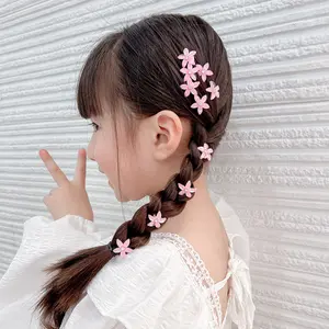 BISA COD F6521 Set Klip Rambut 10 Pcs Mini Jepitan Aksesoris Fashion Bunga Clips