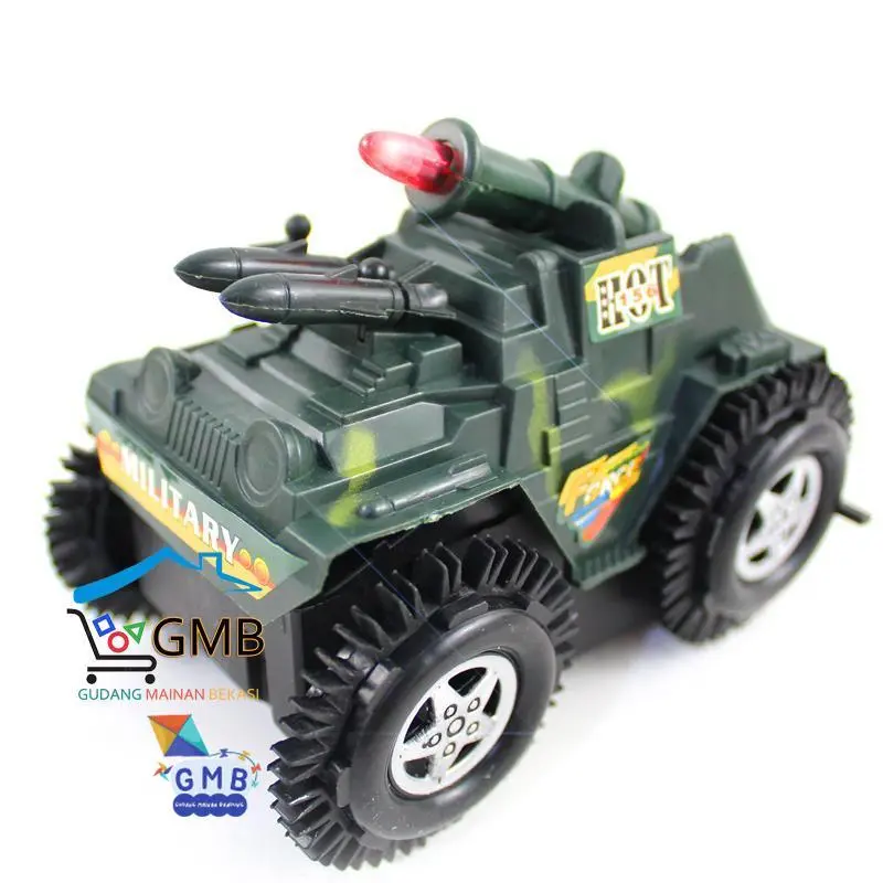 MAINAN ANAK LAKI LAKI TANK MILITER TUMBLING MAINAN VECHILE ROLL TANK JUNGKIR BALIK 778-4A