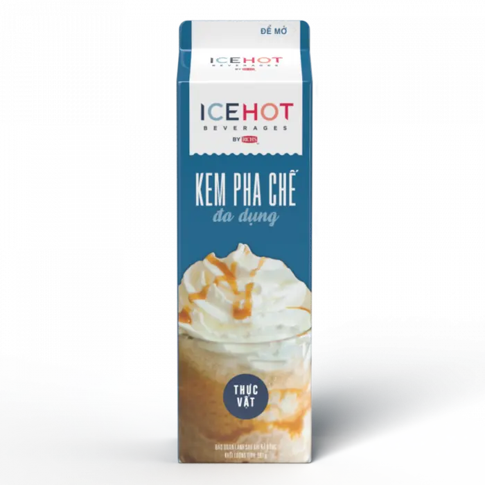 KEM BÉO THỰC VẬT RICH'S LÙN 500G - HÀNG CHÍNH HÃNG - KEM PHA CHẾ CAO CẤP 6