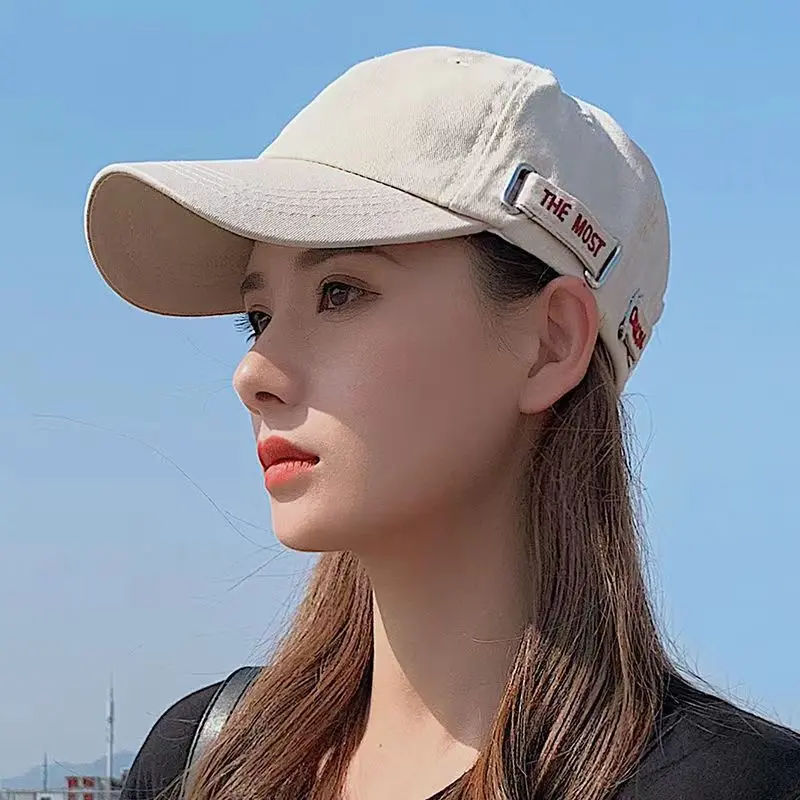 Spring and Summer New Baseball Cap, Letter Embroidered Cap, Versatile Fashion Visor, A Must for Outdoor Mountaineering Tourism
