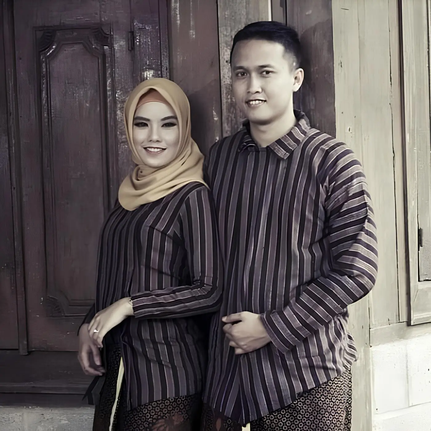baju couple lurik pakaian adat jawa
