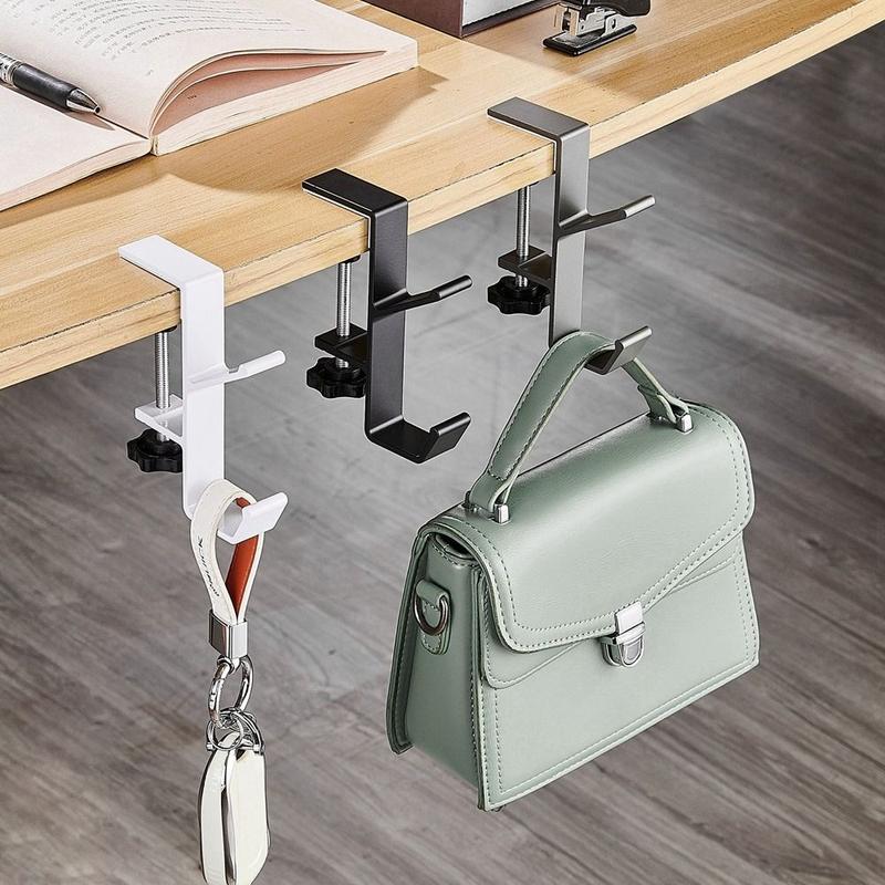 New Wall Hanger Bag Hook Hanging Decorative Portable Purse Holder Multi-functional Removable Handbag Rack Desk 1