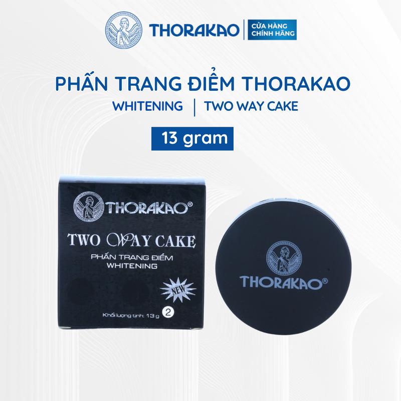 Phấn Phủ Thorakao Kiềm Dầu Dưỡng Trắng Da Ánh Nhũ 13G