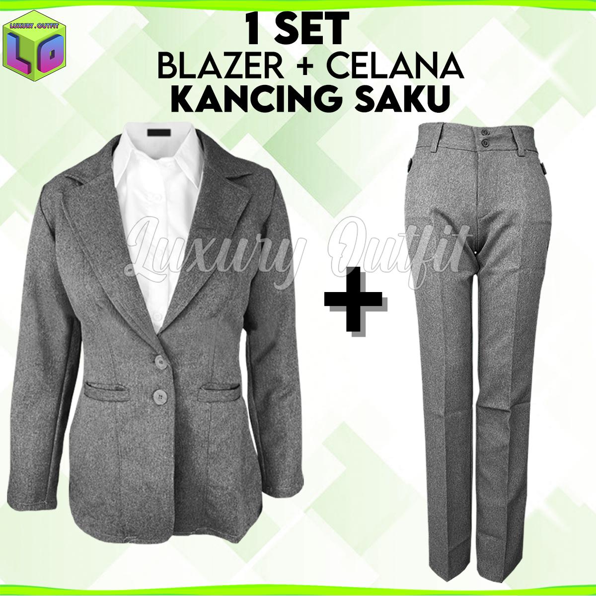 One Set Wanita Kekinian, Blazer Hitam, Setelan BlezerSet,1 SET BLAZER & CELANA Formal, MODEL KANCING PINGANG, Jas Kantor, Pakaina Resmi Perempuan, Baju Kerja Kantoran, Dewasa Dan Remaja Terbaru, Celana Panjang Terbaru One Set Wanita Kekinian, Blazer Hitam, Setelan BlezerSet,1 SET BLAZER & CELANA Formal, MODEL KANCING PINGANG, Jas Kantor, Pakaina Resmi Perempuan, Baju Kerja Kantoran, Dewasa Dan Remaja Terbaru, Celana Panjang Terbaru