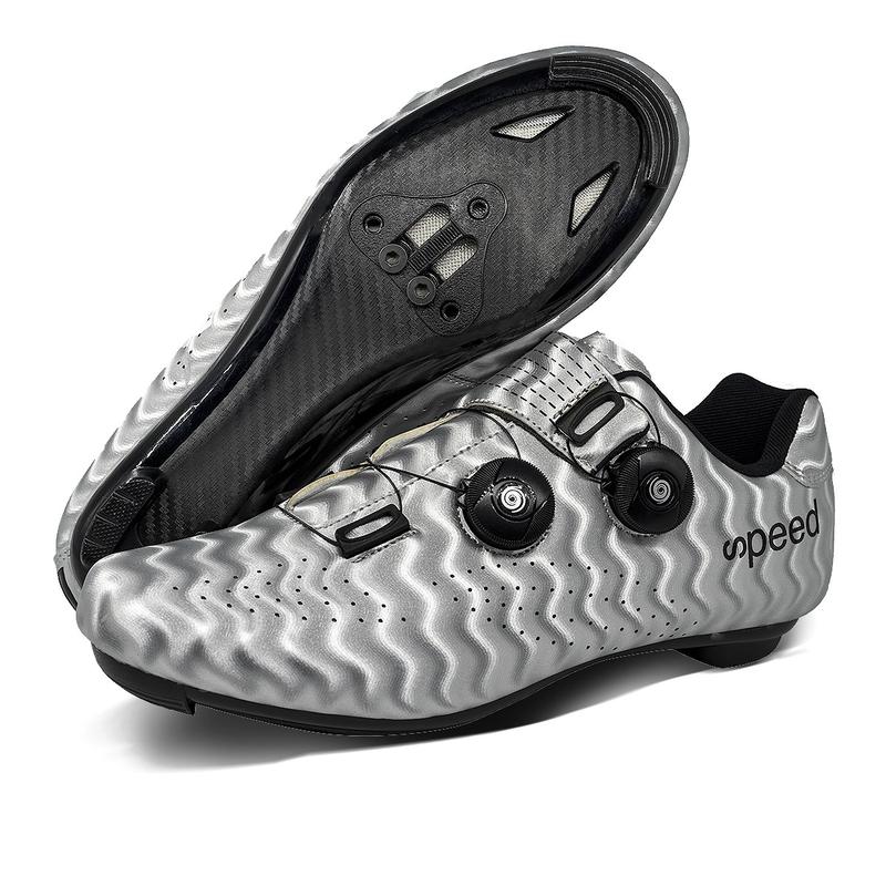 Factory Direct Sale Road Race Outdoor Bicycle Cycling Shoes Double Swivel Buckle Large Size Export Lockable Cycling Shoes No 3