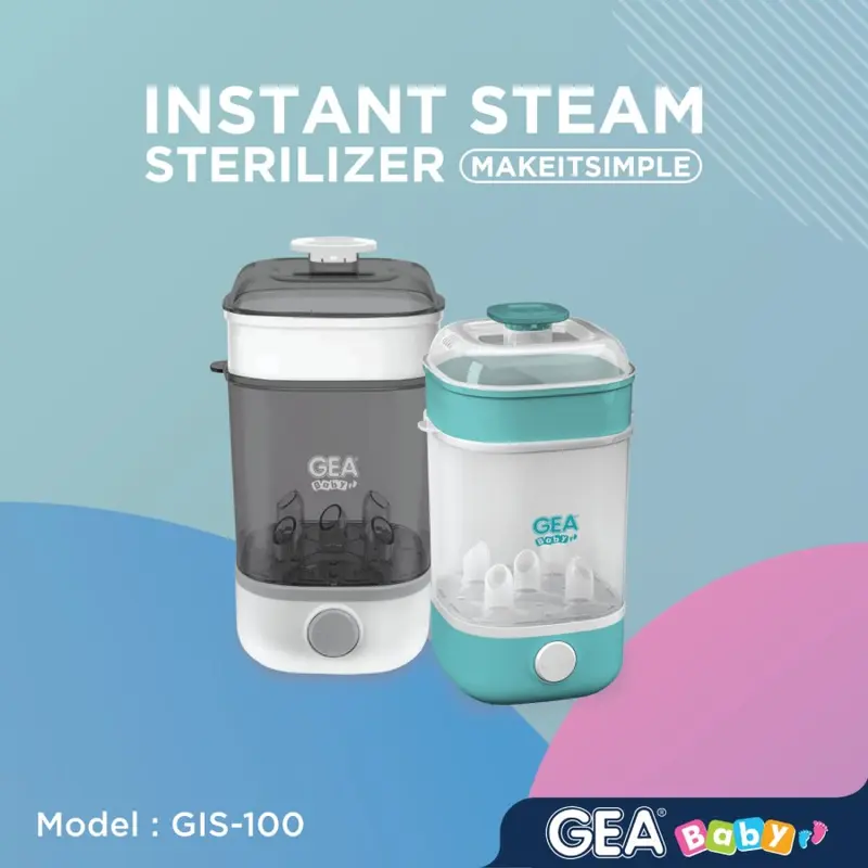 GEA Baby Instant Steam Sterilizer GIS-100|Steril Botol Susu Bayi 4