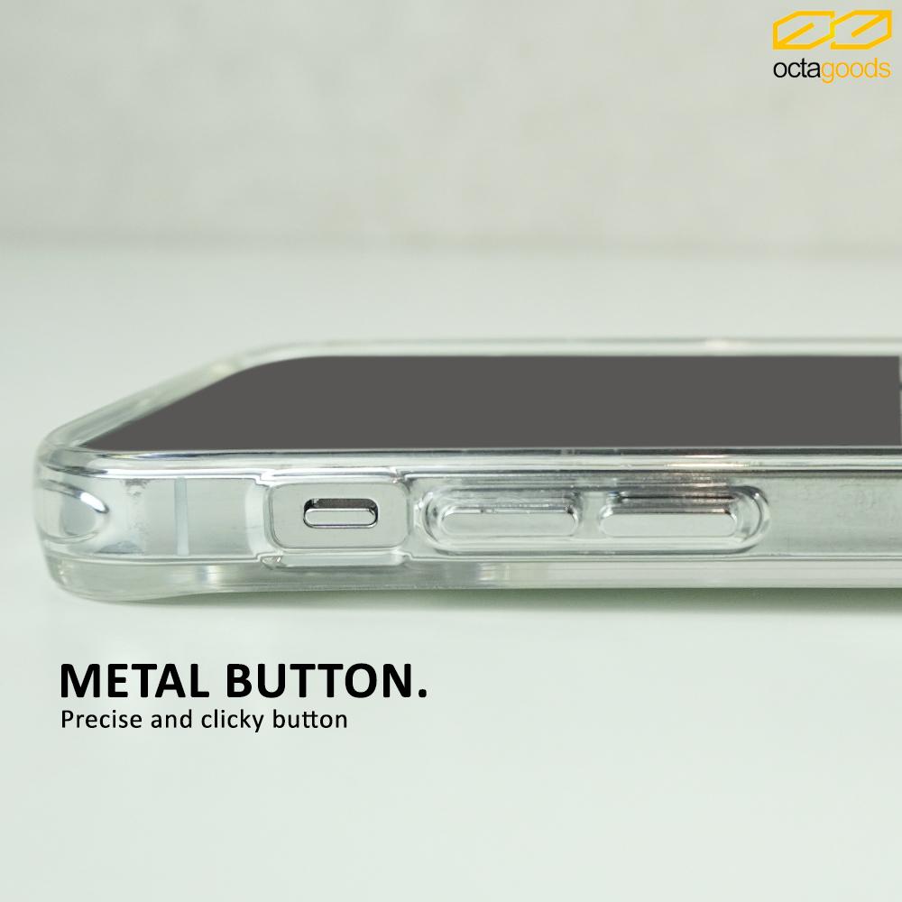 Octagoods Case for iPhone 13 Pro Max Mini  Hybrid S Clear Slim Stand Casing