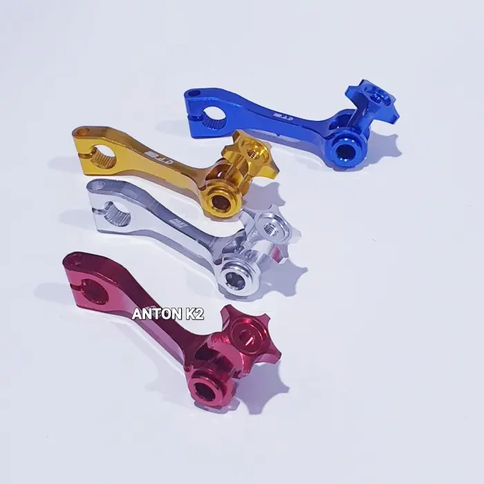 PAHA REM/TUAS REM BELAKANG VARIASI MOTOR VARIO/VARIO 125 150/SCOOPY - Silver, All size 5