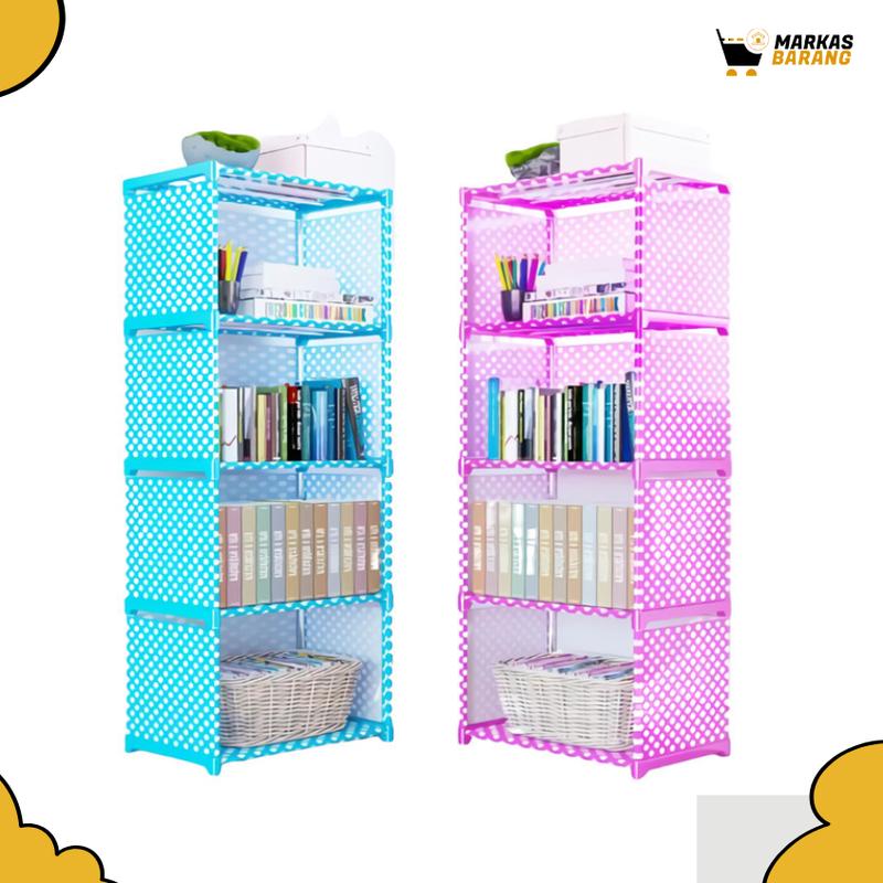 Rak Buku 5 Susun Jeon/Rak Buku Ada Penutup Belakang 3