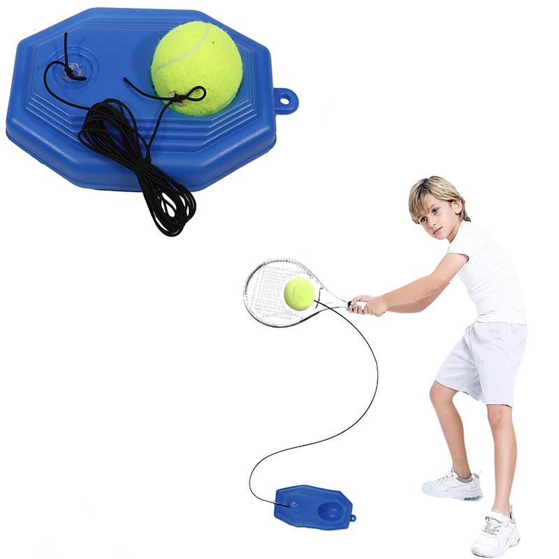 Blue Square Base + Stringed Tennis Ball （Without racket）Single Tennis ...