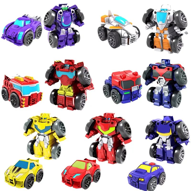Deformation Robot Car Toys for Baby Kids Gift