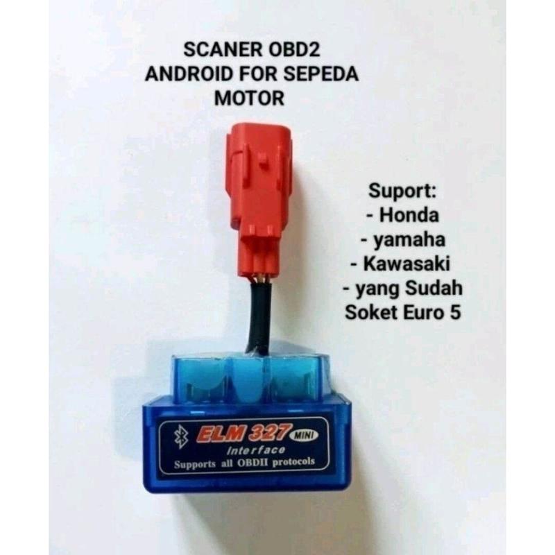 Scanner Motor Injeksi OBD2 ELM 327 untuk Yamaha dan Honda - Alat Scanner Khusus dengan Banyak Fitur - Car 3