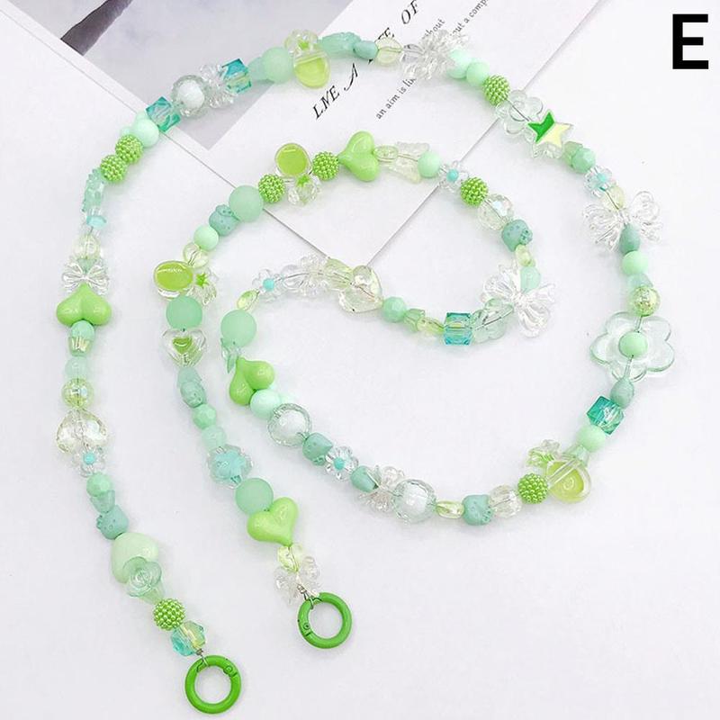 Product Introduction of Dây Chuyền Túi Đeo Chéo, Hạt Mới, Nhiều Ốp Điện Thoại Với Dây Chuyền Đeo Chéo Dọc, Acrylic Đính Cườm K4Q0 32