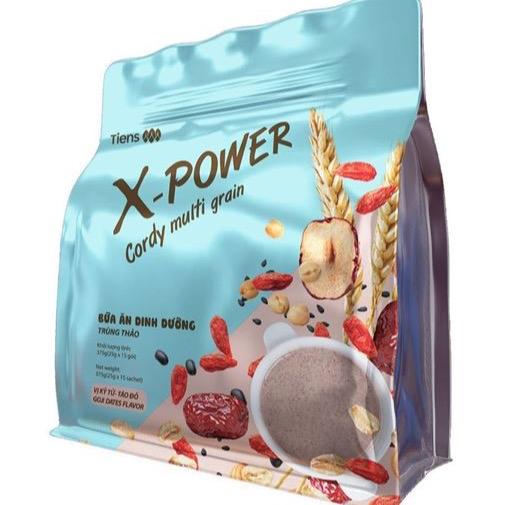 Bữa Ăn Dinh Dưỡng Trùng Thảo Thiên Sư Tiens Vị Kỷ Tử Táo Đỏ Cordy Multi Grain 15 Gói