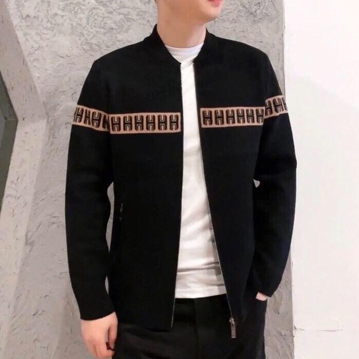 Áo khoác len dáng bomber nam chữ H ver 2 Menswear SM2682
