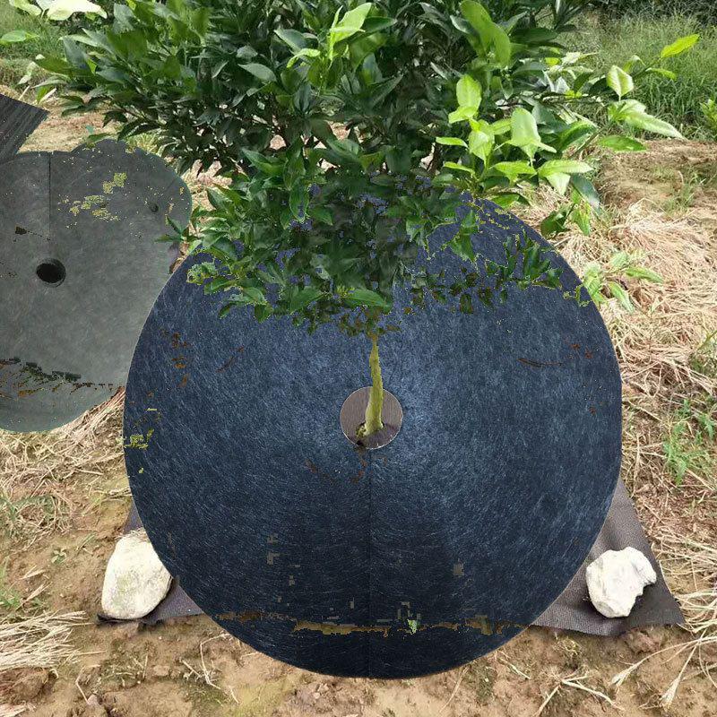5PCS/PACK  Garden Tree Plant Cover Protection Mats Cloth Ecological Control Mulch Barrier Flower Pot 2