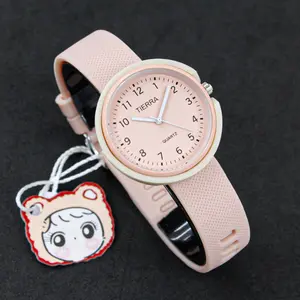 COD JAM TANGAN ANAKANAK TIERRA RUBBER MEWAH ELEGANT ANTI AIR FREE BATRE CADANGAN