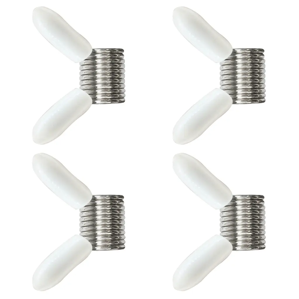 Crafters' Reliable Bead Stopper Smooth Beading Process Helper Spring Crimp Caps Stopper for Beginner Home Handmade