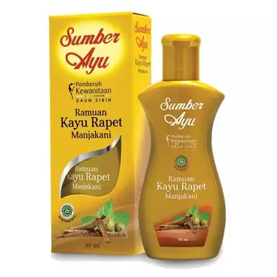 Sumber Ayu Manjakani Keset Kayu Rapet - Pembersih Kewanitaan 50/ 90 ml_Cerianti 2