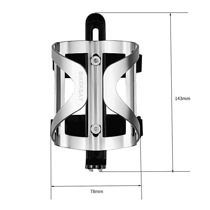 Giá Đỡ Chai Nước Xe Đạp, BIKERSAY, Độ Bền Tốt, Chống Rơi, Siêu Nhẹ, Mở Có Thể Điều Chỉnh, Giá Đỡ Cốc Xe Đạp, Thích Hợp Để Đi Xe Đạp 5