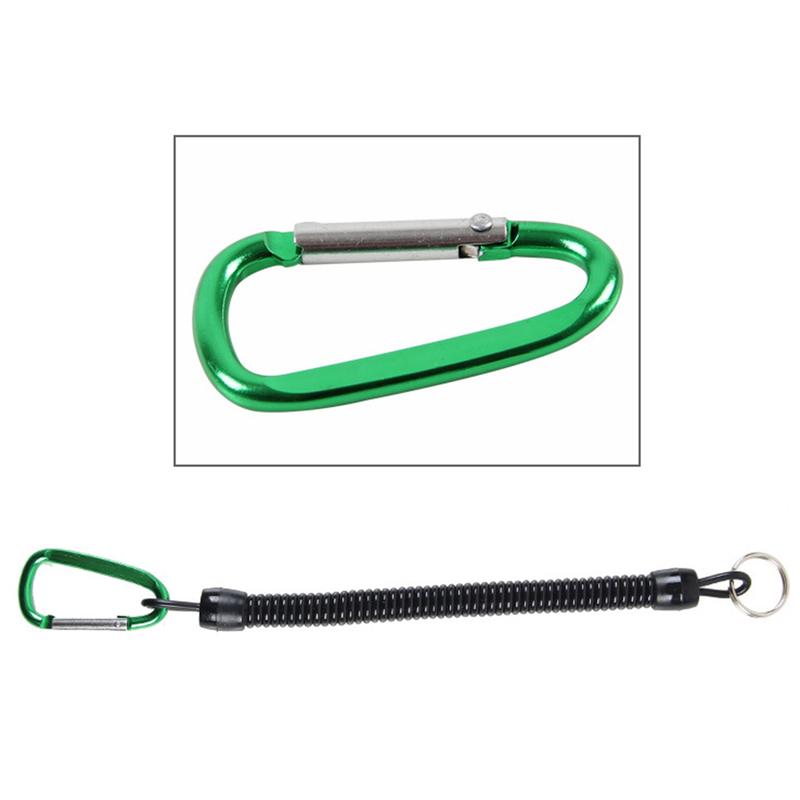 2pcs Anti-lost Spiral Spring Coil Lanyard Rope Safety Emergency Tool Spearfishing Parts Scuba Diving 4