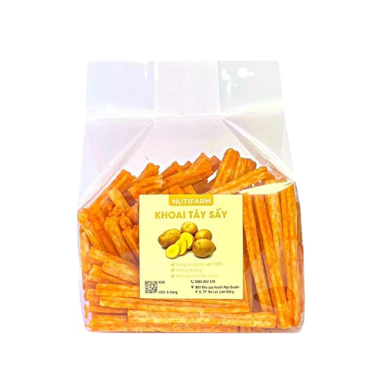  Snack khoai tây sấy phô mai MIDIFARM đồ ăn vặt đà lạt vừa ngon vừa rẻ 