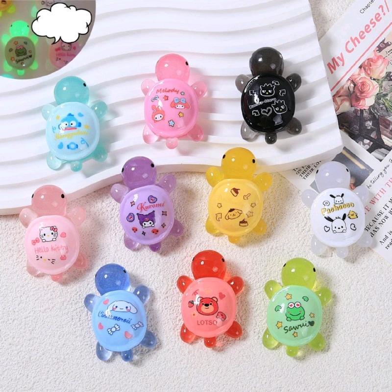  Combo 10 Túi Mù Rùa Mini 2mm Hoạt Hình Dễ Thương Màu Ngẫu Nhiên 