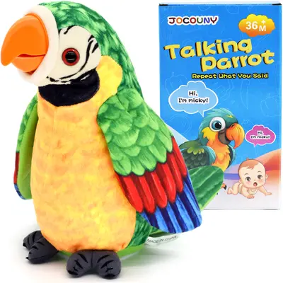 Macaw Stuffed Parrot Walmart Talking Parrot In Walmart TikTok Shop