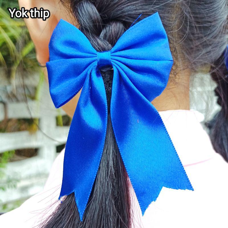 Product Introduction of 12ชิัน** โบว์เบิ้ล ** โบว์นักเรียน กิ๊บติดผม ยางมัดผมนักเรียน สวยน่ารัก มีหลายสี ตัวเลือก3แบบ ยาง กิ๊บหนีบ กิ๊บสปริง 0