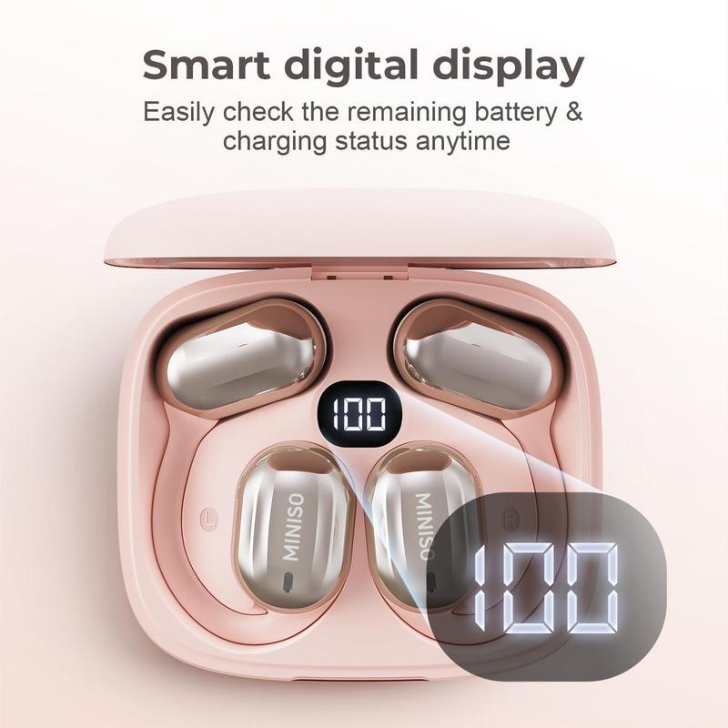 Product Introduction of MINISO MS162 True Wireless Earbuds BT 5.4 HIFI Sound Quality BT  Headphones Sports Gaming with Low Latency Earbuds Touch Control IPX5 Waterproof With microphone Earphones Headsets 11