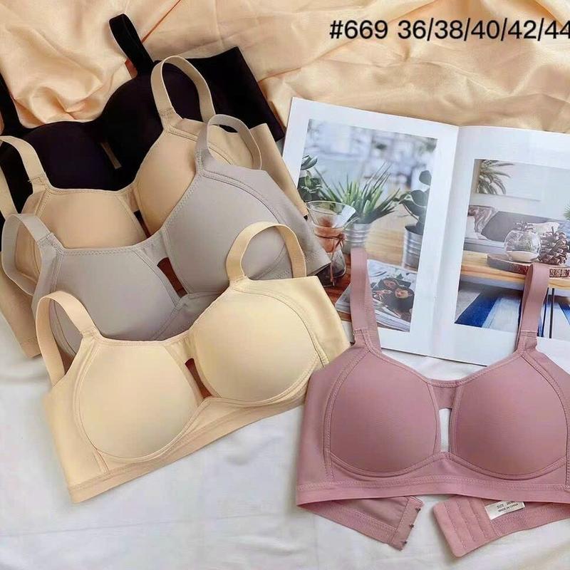 Áo lót Nữ Thái Big size S669 chất đẹp mềm êm dễ chịu dây bản to che mỡ lưng , mỡ nách Cotton Women Bra