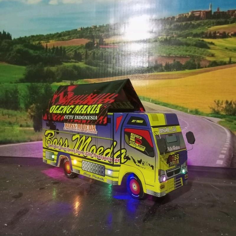 miniatur truk oleng variasi ampu murah viral Mainan Anak truck 5