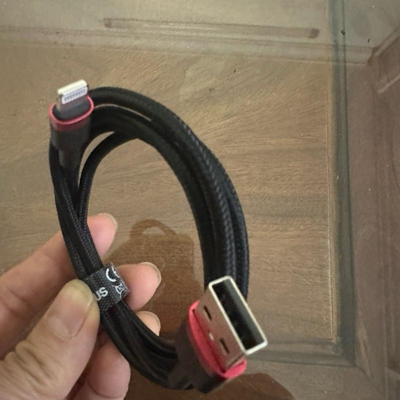 Cáp sạc nhanh, truyền dữ liệu tốc độ cao Baseus Cafule Lightning cho iPhone/ iPad ( 2.4A, Sạc nhanh, Siêu bền) 4