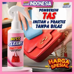 MISSCLEAN Bag Cleaner Cairan Pembersih Tas Spray Praktis & Ekonomis 100% Membersihkan Noda TAs PROMO