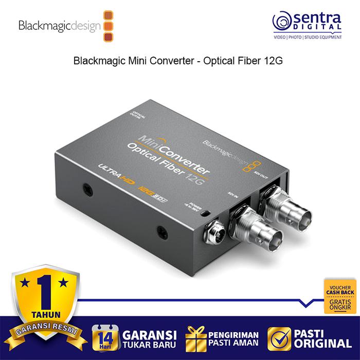 Gambar Blackmagic 12G Optical Fiber Mini Converter untuk Broadcast dari Sentra Digital Kota Surabaya Tokopedia