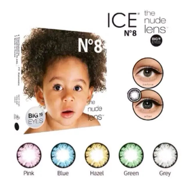 soflens N8 dia 16 big eyes mins 050 s/d 10.00