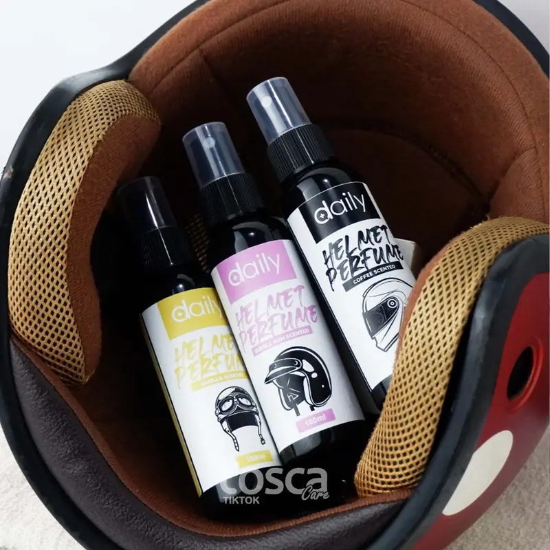 Parfum Helm Daily Helmet Perfume Penghilang Bau Helm Antibacterial 100ml 4