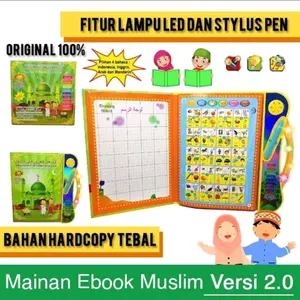 Mainan Anak Mainan E Book Muslim 4 Bahasa E Book Mainan Anak Buku Pintar E Book Muslim Mainan Elektronik Toy Toys