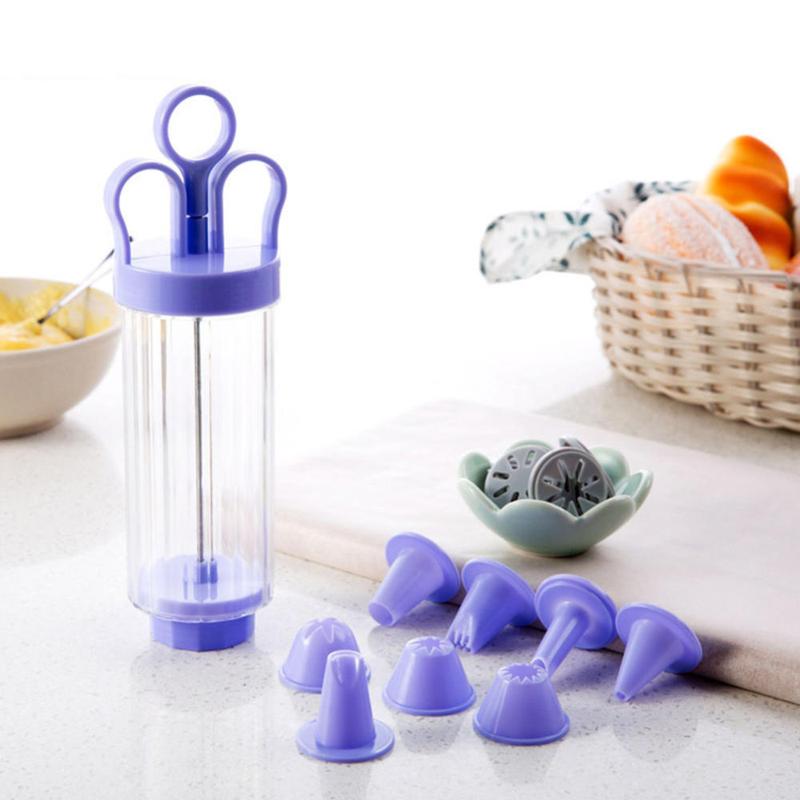 Product Introduction of Portable Cookie  Versatile  Easy To Clean Flower Mounting  Multi-Functional Adjustable Cookie Mold for Home Baking Professional Bakery Diy 0