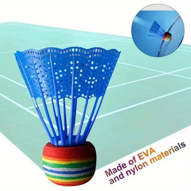 Product Introduction of Colorful Badminton Ball, 10pcs/set Durable Nylon Badminton Ball, Lightweight Badminton Ball for Indoor Outdoor Sports, Ball Sports Equipment 2