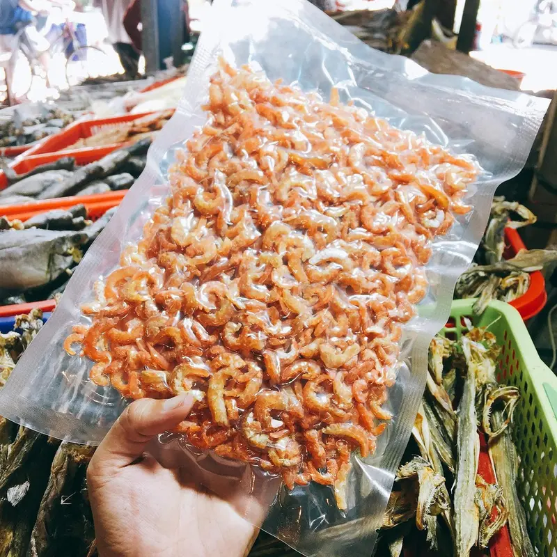 Tôm khô Cà Mau loại nhỏ, loại bình dân 1KG, Chuyên nấu canh, nấu nước dùng, kho rim. Food thức ăn 4