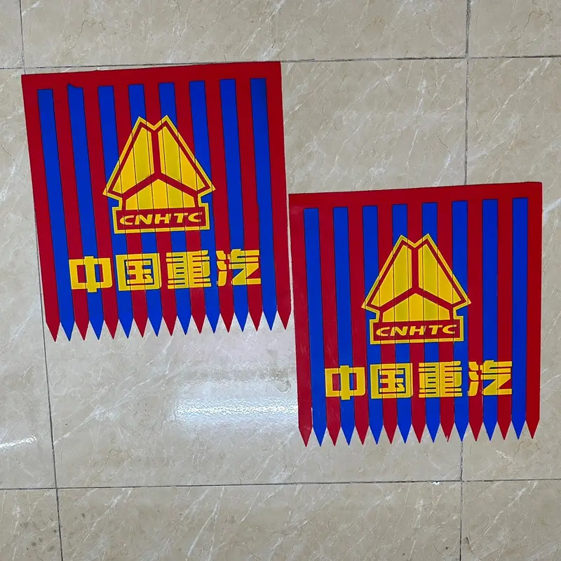 Rèm Cao Su Trang Trí Bậc Xe Tải Nhãn Dán Tem 3