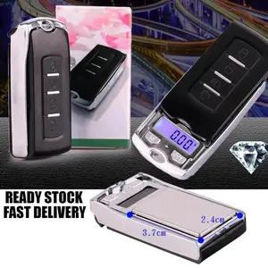 Timbangan Emas Berlian Batu Permata Mini Digital 200gr 0.01gr Timbangan Saku Pocket Perhiasan