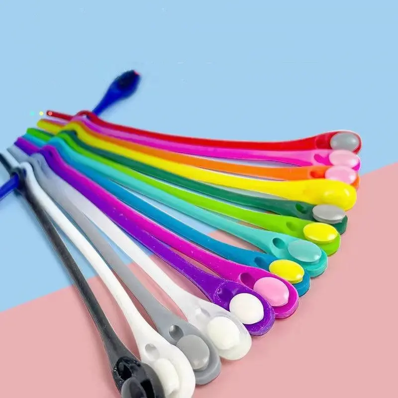 Set 12 dây giày silicon co giãn đàn hồi không cần buộc tiện lợi dành cho người lớn và trẻ em 1