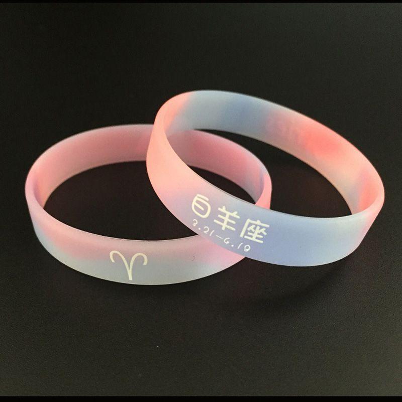 Vòng Tay Dạ Quang, Thiết Kế Ngôi Sao Mười Hai Chòm Sao, Silicon Huỳnh Quang, Dây Đeo Tay Chạy Bộ Ban Đêm, Hợp Xu hướng, Thích Hợp Cho Người Nổi Tiếng Trên Internet, Sinh Viên, Bạn Gái Và Các Cặp Đôi, Vòng Tay Phụ Kiện Bracelet 5