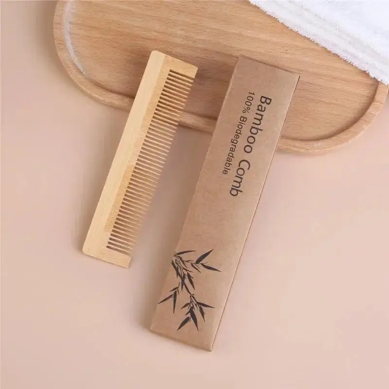 Wooden Comb Bamboo Massage Hair Combs Natural Anti-static Hair Brushes Hair Care Massage Comb Men Hairdressing Styling Tool