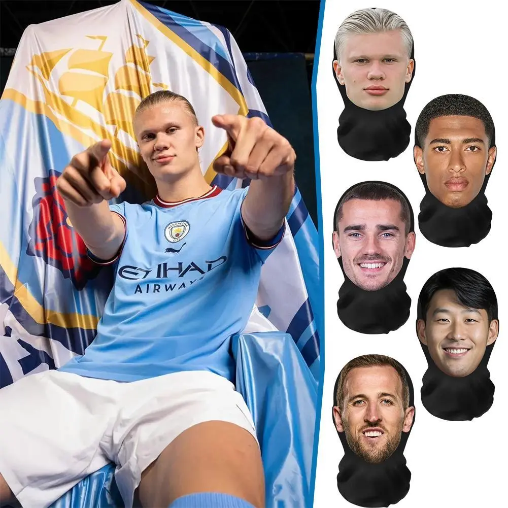 Mặt Nạ Balaclava In 3D, Haaland, Bellingham, Griezmann, Harry Kane, Son Heung-min, W2C4