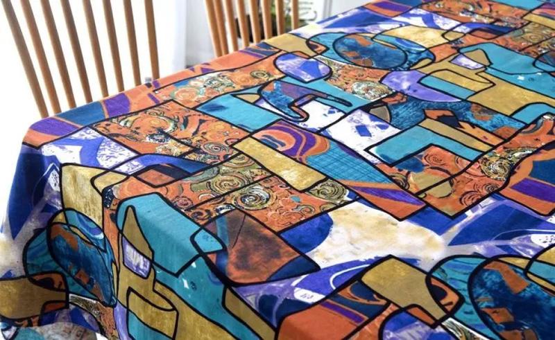Product Introduction of Printed Bohemian Ethnic Fabric Cotton Linen By Meters for Dress Skirt Tablecloth Diy Sewing Vintage Cloth Breathable Soft Flower 16